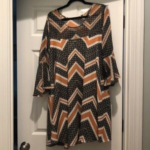 Anthropologie Paper crown dress